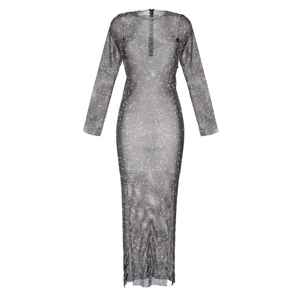 Black Diamonds Maxi Dress Santa Black Diamonds Maxi Dress Santa