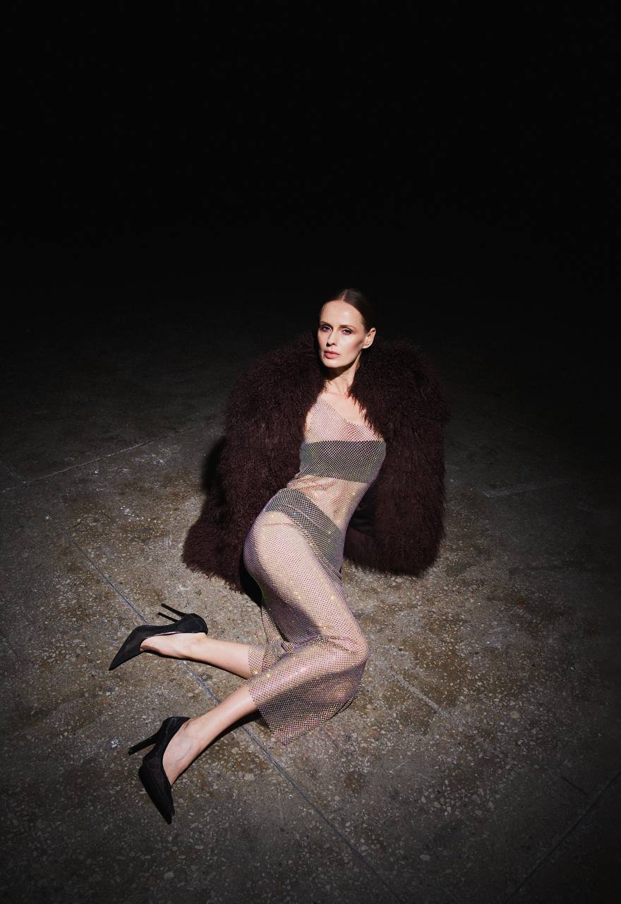 Short Fur Coat with Hood