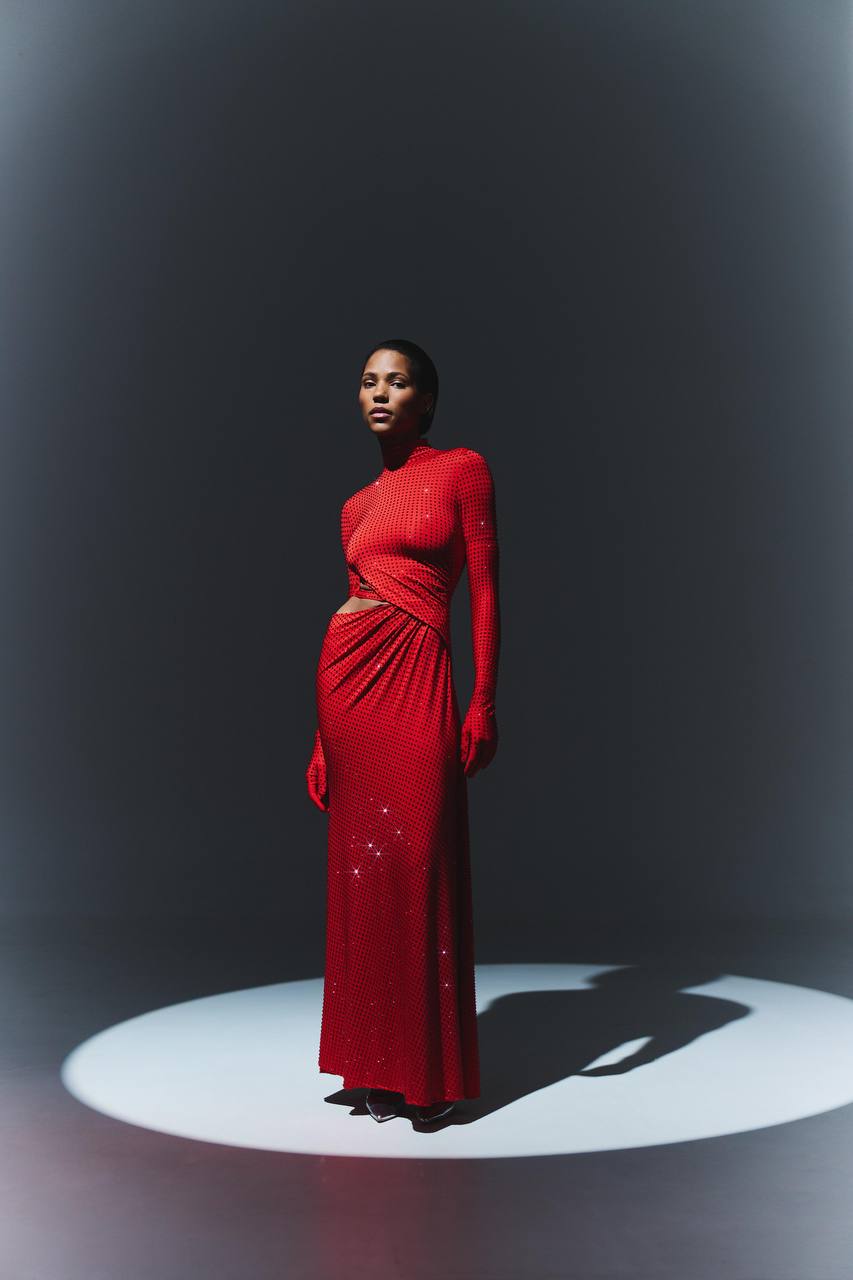 Maxi Dress with Open Side – Santa