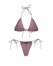 Amethyst Triangle Dahlia Bikini