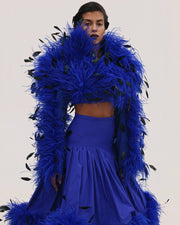 Crop Feather Jacket