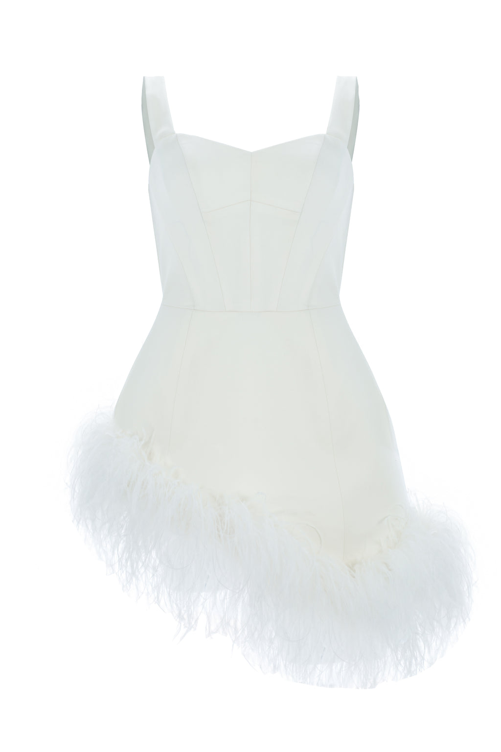 snowbird mini dress white White Swan Mini Dress