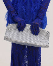 Silver Diamante Bag