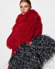 Long fur coat