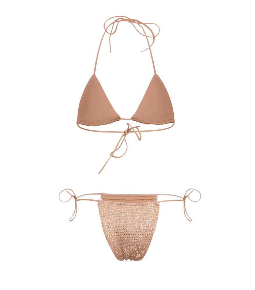 Nude Triangle Dahlia Bikini