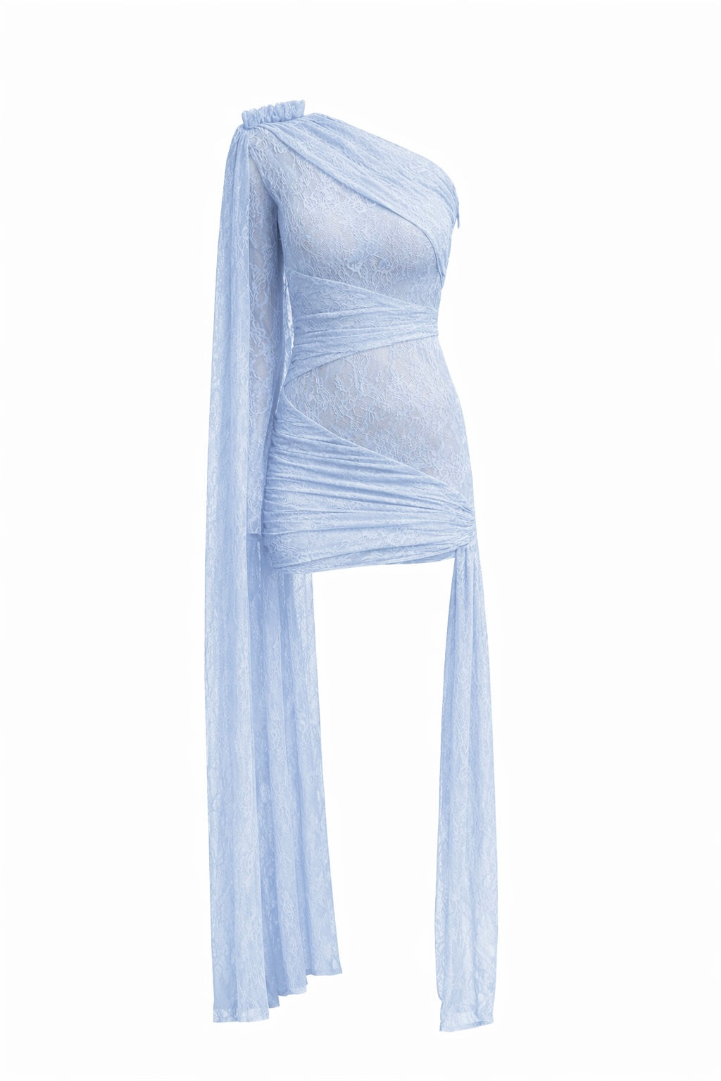 Draped Panel Mini Dress