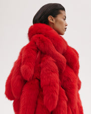 Long Fur Tail Coat