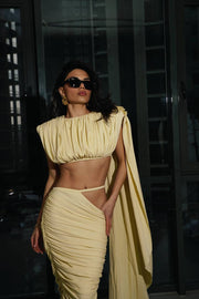 Skirt with open side