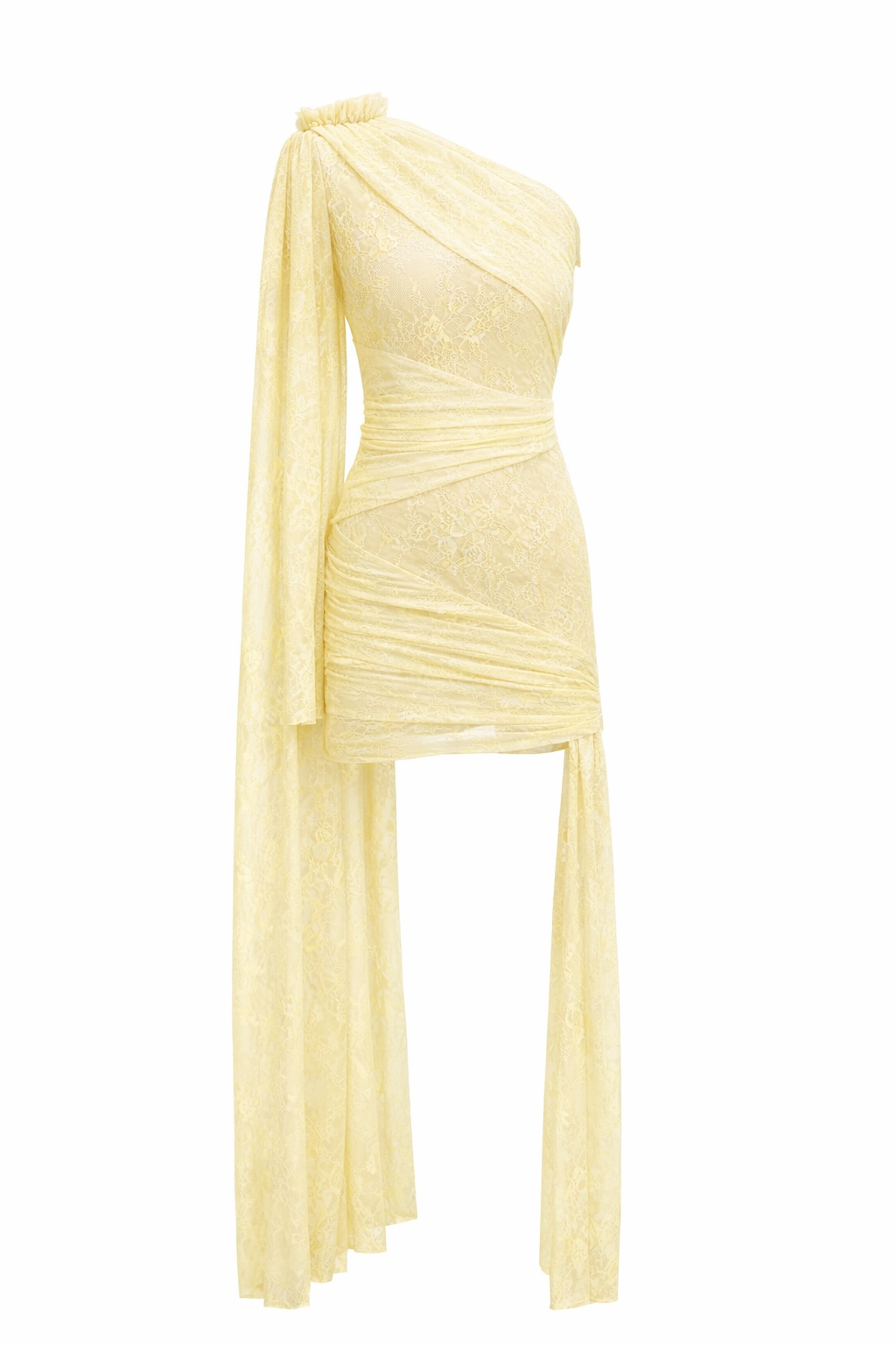 Draped Panel Mini Dress