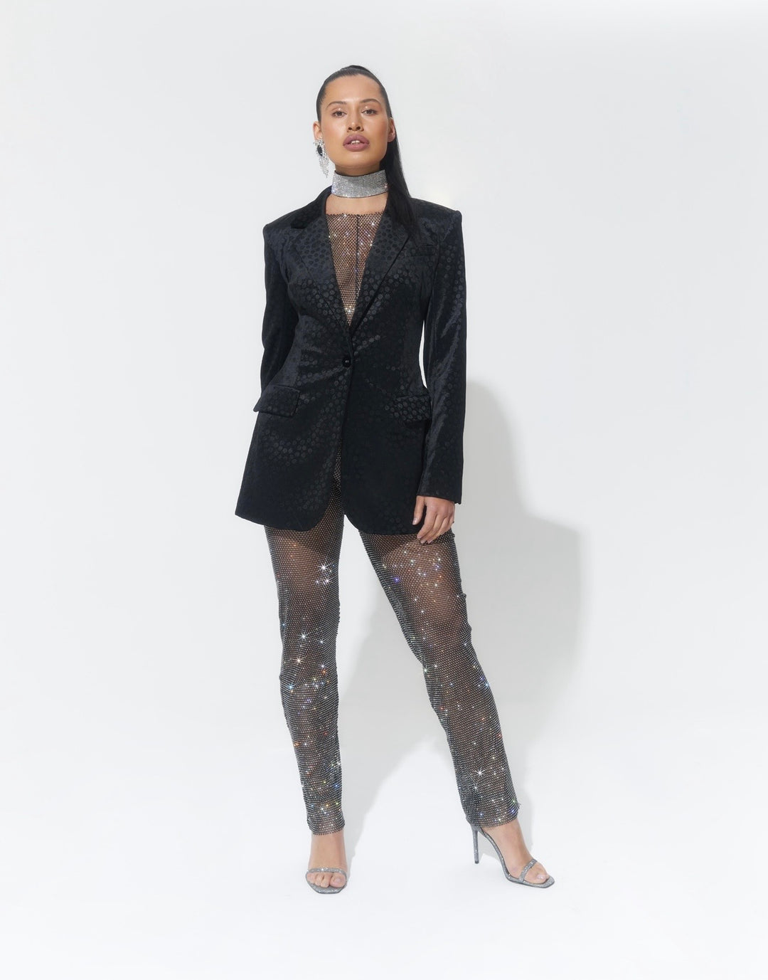 Flowers Velvet Jacket
