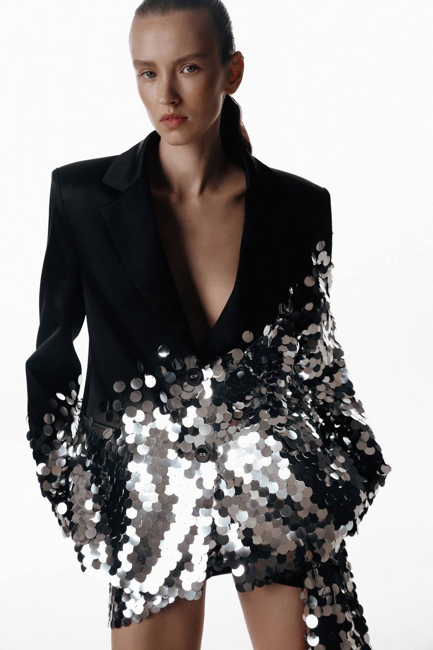 Jacket with Sequins