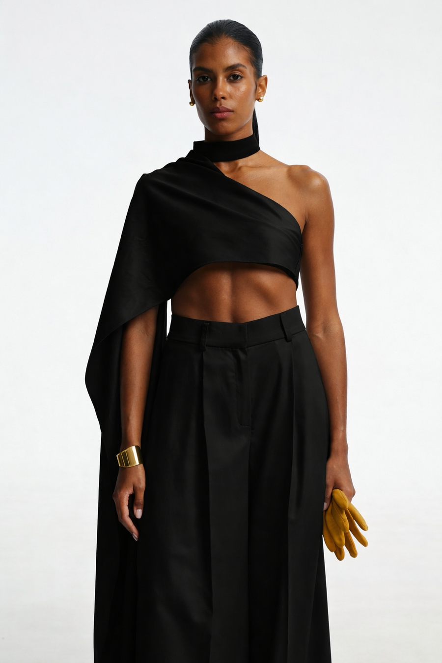High-waisted Trousers