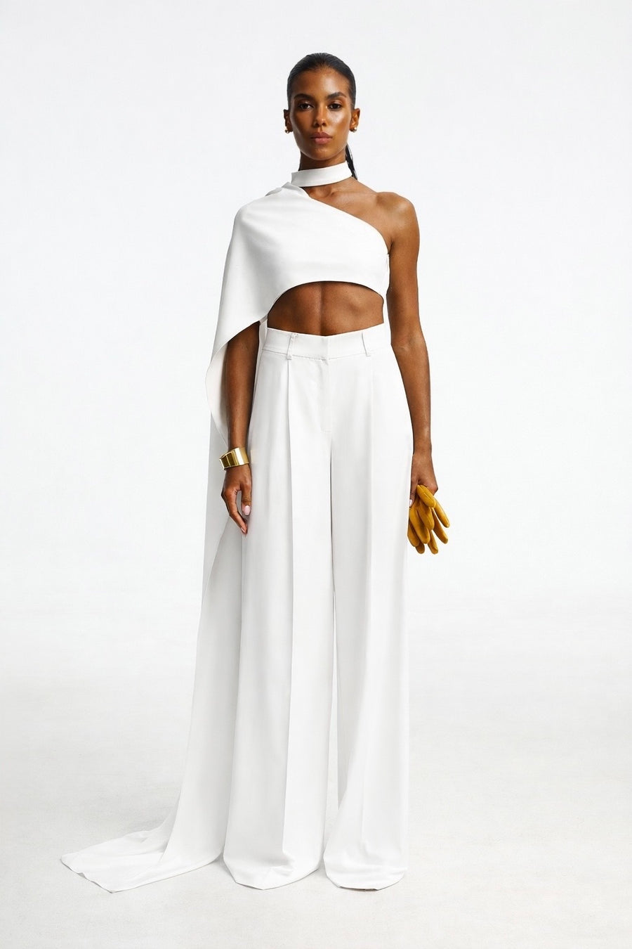 One Shoulder Top with Tail