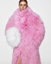 Long fur coat