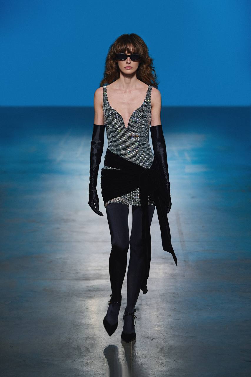 Diamante corset dress