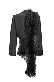 Jacket with Feathers