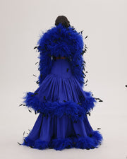 Crop Feather Jacket