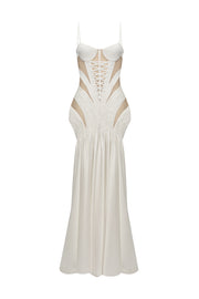 Maxi dress with cuts