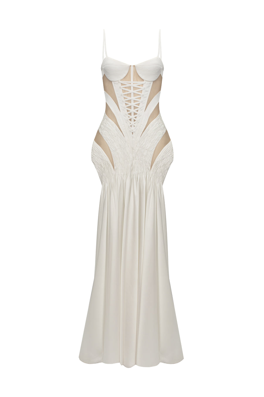 Maxi dress with cuts