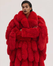 Long Fur Tail Coat