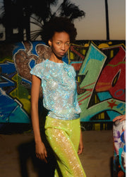 SPARKLE MEXICO OPEN BACK TOP