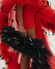 Maxi Feather Dress