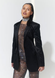 Flowers Velvet Jacket