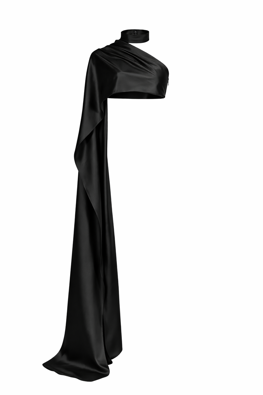 One-shoulder Top with Tail