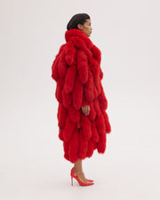 Long Fur Tail Coat
