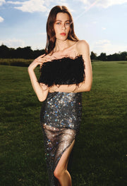 Dress w/Feathers