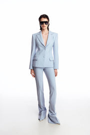 Jacket with silhouette lines