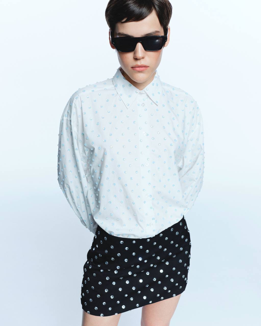 Dry Bones/“THUNDERBIRD”Rayon Long Sleeve Shirts(GRAY