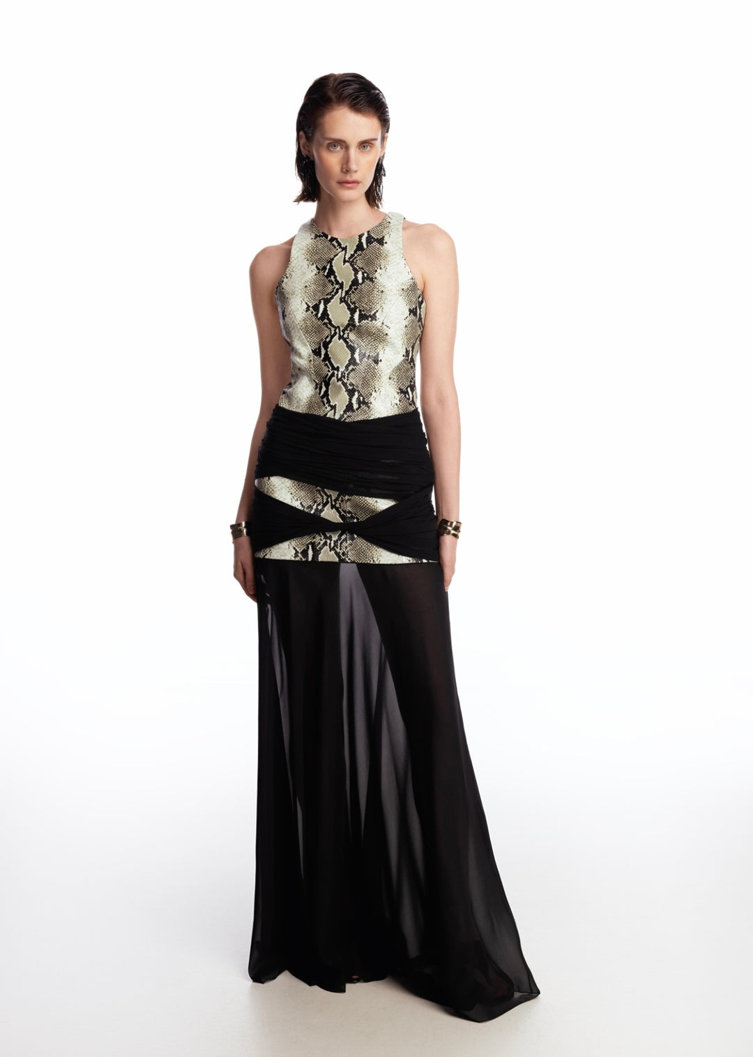 Snake leather dress