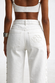 Embroidered jeans