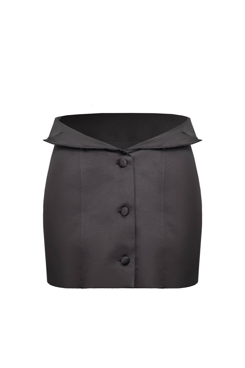 Mini Satin Skirt