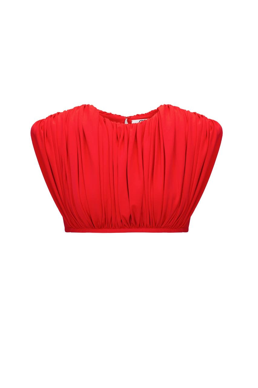 Wide-Shoulder Structured Top