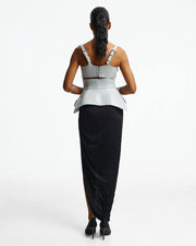 Leather basque