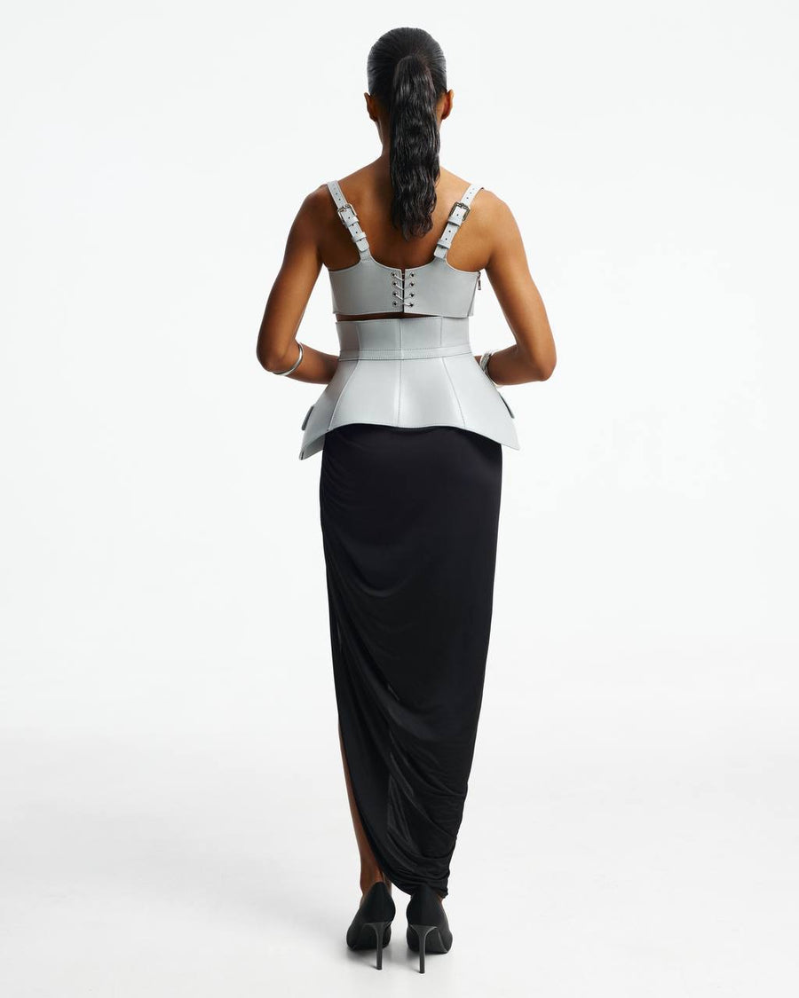 Leather basque