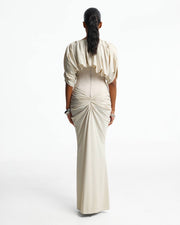 Maxi dress with slit