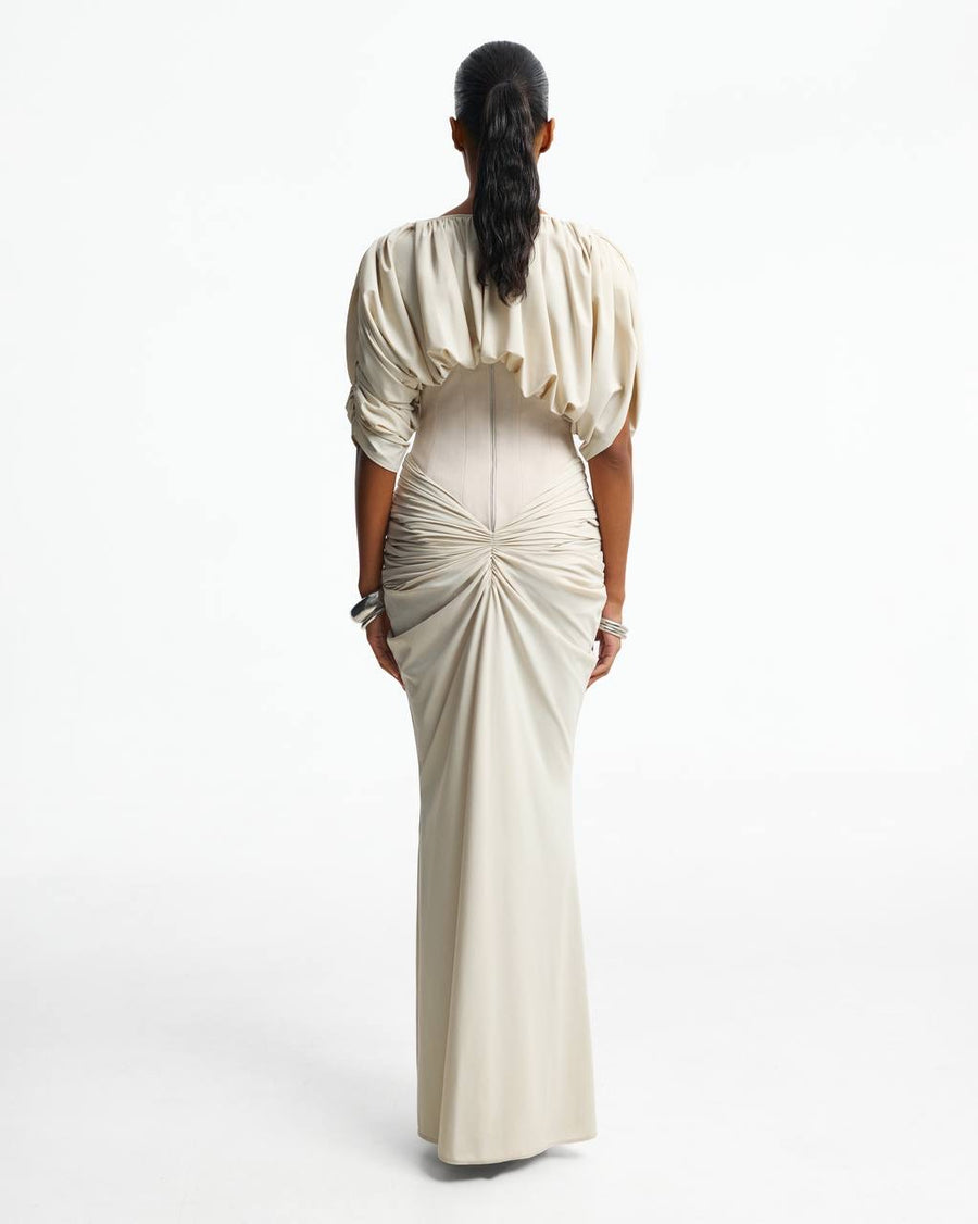 Maxi dress with slit