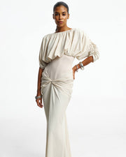 Maxi dress with slit
