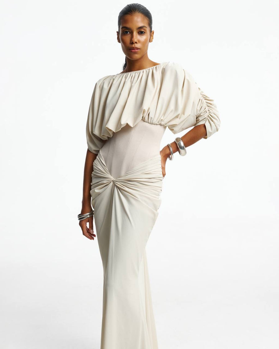 Maxi dress with slit