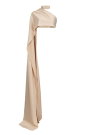 One-shoulder top with tail