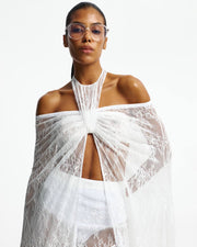 Lace cape