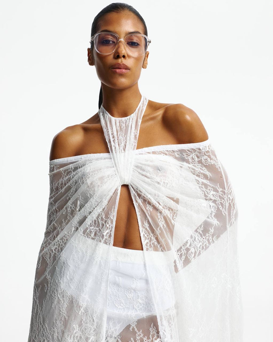 Lace cape