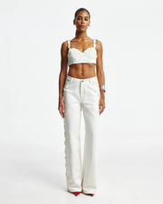 Embroidered jeans