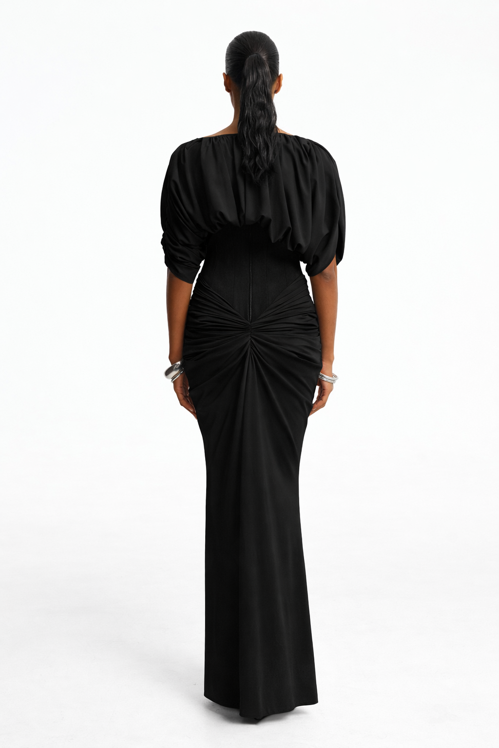Maxi dress with slit