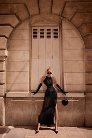 Long Evening Dress in Black