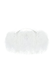 Ostrich Bag in White