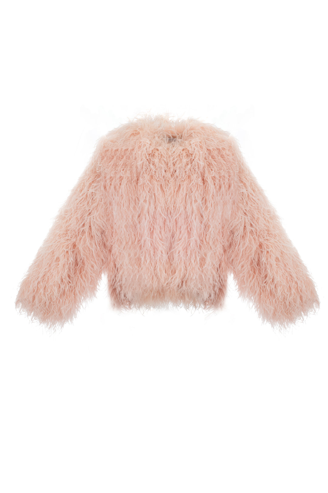 Ostrich Jacket in Blush